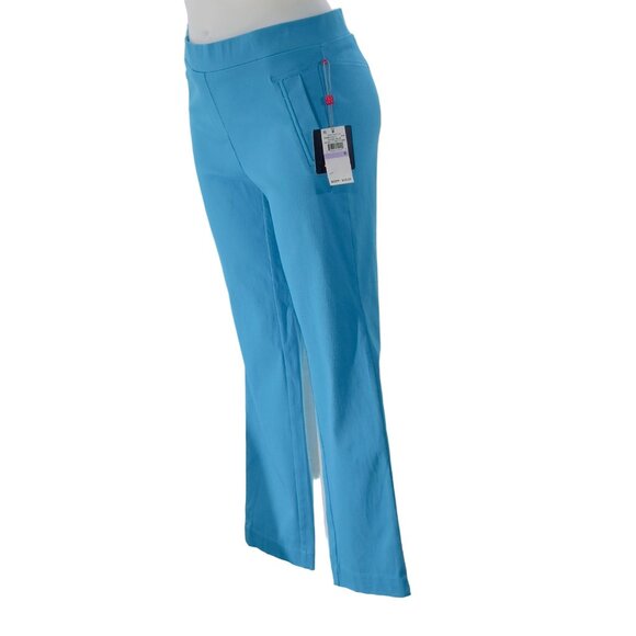 RAFAELLA Women's Comfort Fit Pants Blue Size 6 - Picture 6 of 12